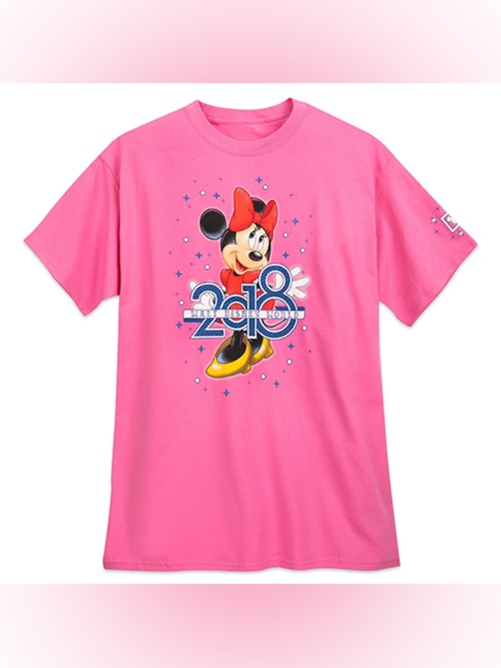 Disney Parks Minnie Mouse 2018 Walt Disney World Pink Graphic Tee 2XL Y2K Retro